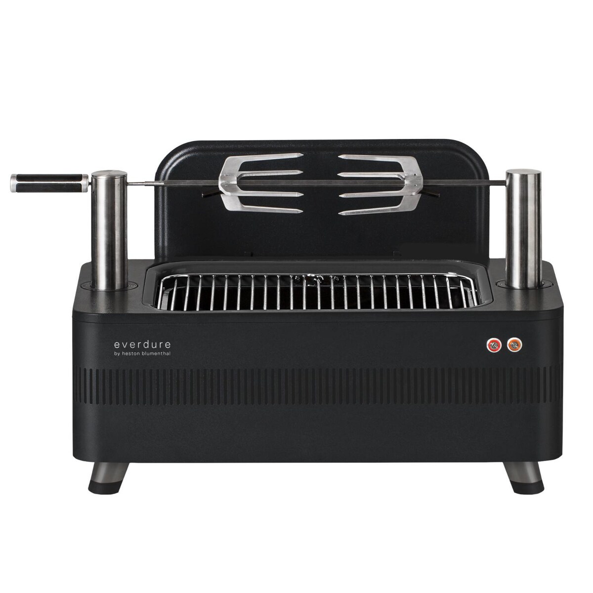 Everdure FUSION 29-Inch Charcoal Grill With Rotisserie and Electronic Ignition