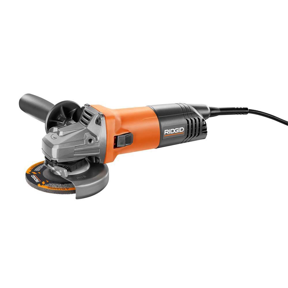 RIDGID 8 Amp Corded 4-12 in. Angle Grinder R1006