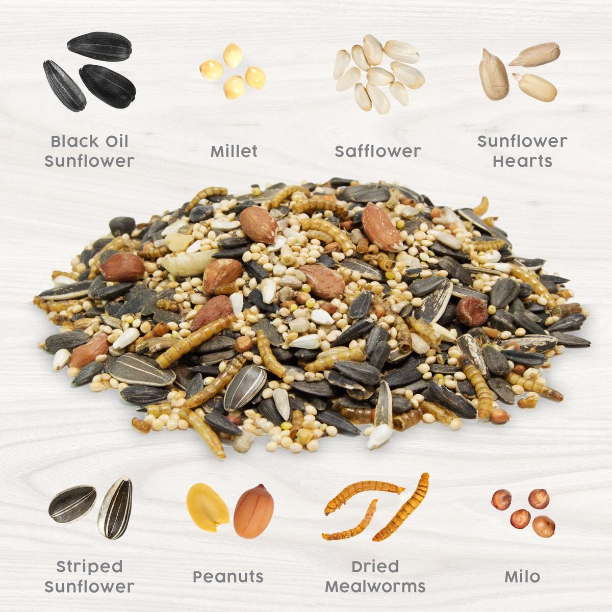 Harvest Seed and Supply Mealworm Wild Bird Food