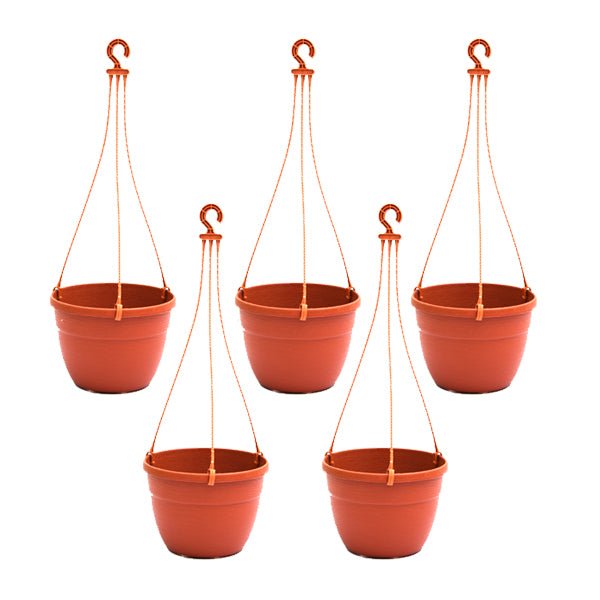 7.1 inch (18 cm) Corsica No. 18 Hanging Round Plastic Pot