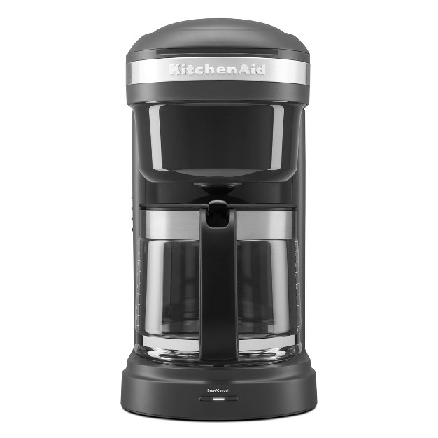 Kitchenaid 12 cup Coffee Maker With Spiral Showerhead Matte Gray Kcm1208dg