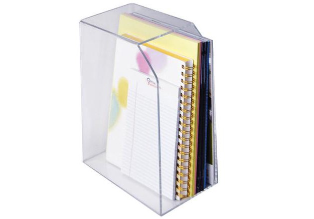 Azar Displays Acrylic Desktop Magazine And File Holder