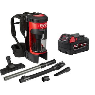 MW M18 FUEL 1 Gal. 18-Volt Lithium-Ion Brushless Cordless 3-in-1 Backpack Vacuum W 5.0Ah Battery 0885-20-48-11-1850