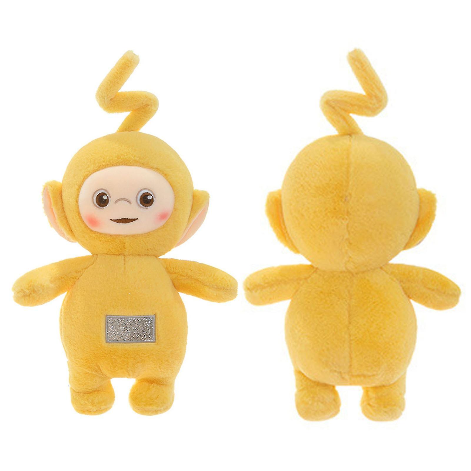 Stuffed Toy Soft Exquisite 3D Cotton Cute Expression Smoothing Bright Colors Plush Toy for Kids Girl Gifting Yellow 11.8in