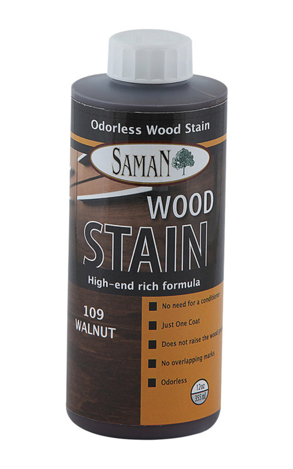 SAMAN WD STAIN WLNT 12OZ