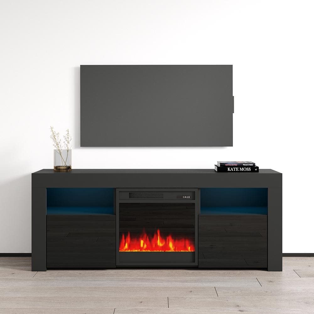 Copper Grove Qorasuv 58 inch Electric Fireplace TV Console