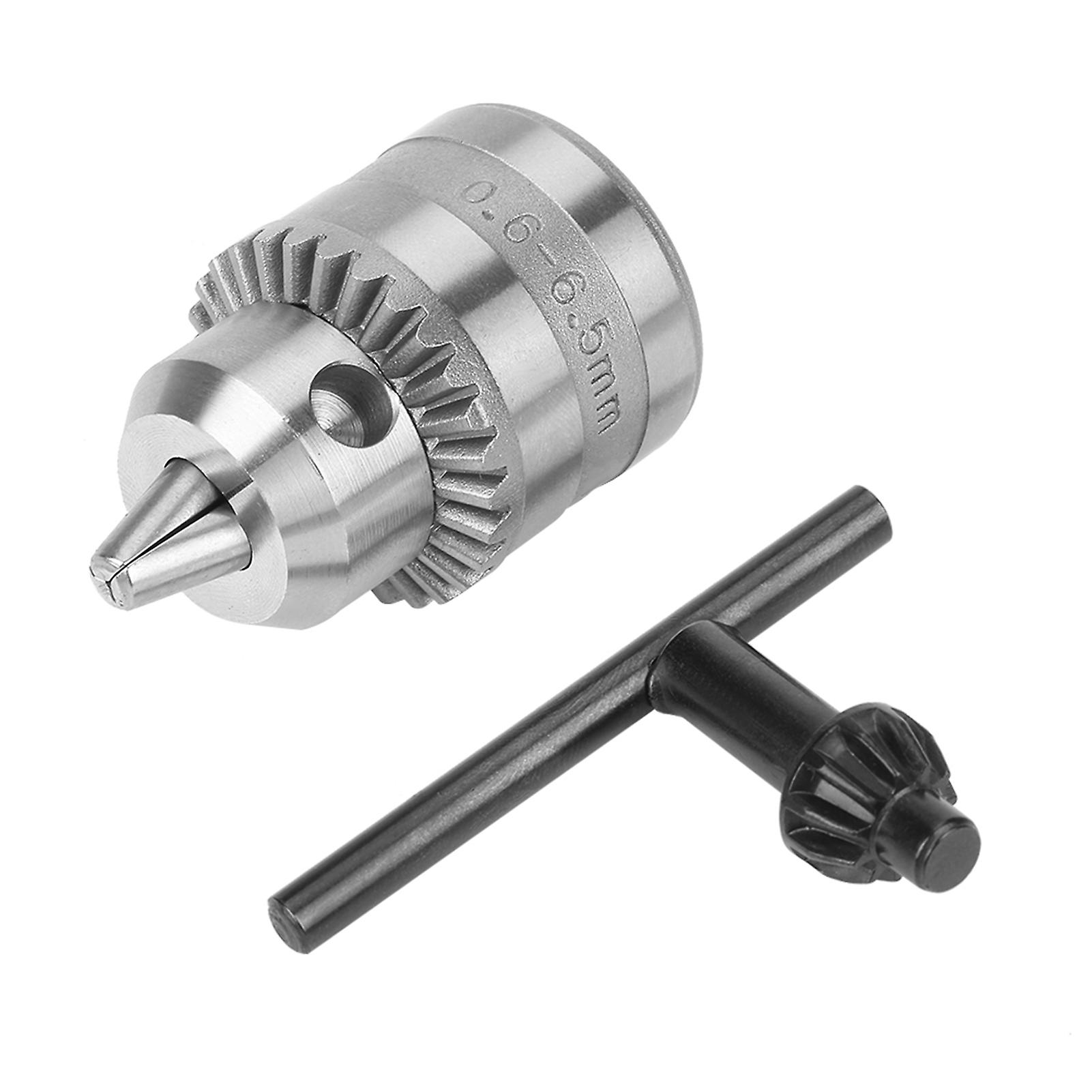 0.6-6mm Mini Key Type Drill Chuck With Chuck Key For Electric Power Drill (3/8-24unf)