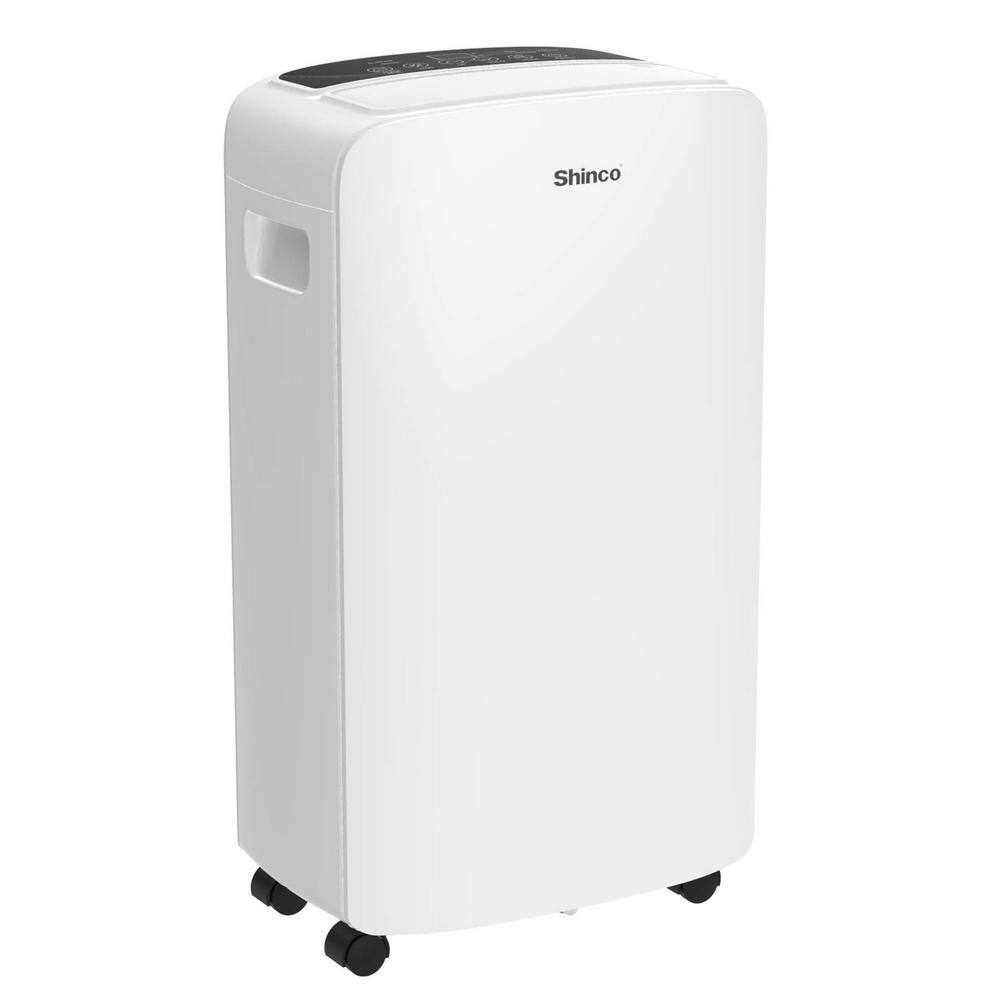 Shinco 40 pt. 2000 sq.ft. Dehumidifier in. White with Auto Defrost Quietly Remove Moisture Intelligent Humidity Control JSXKRY071802