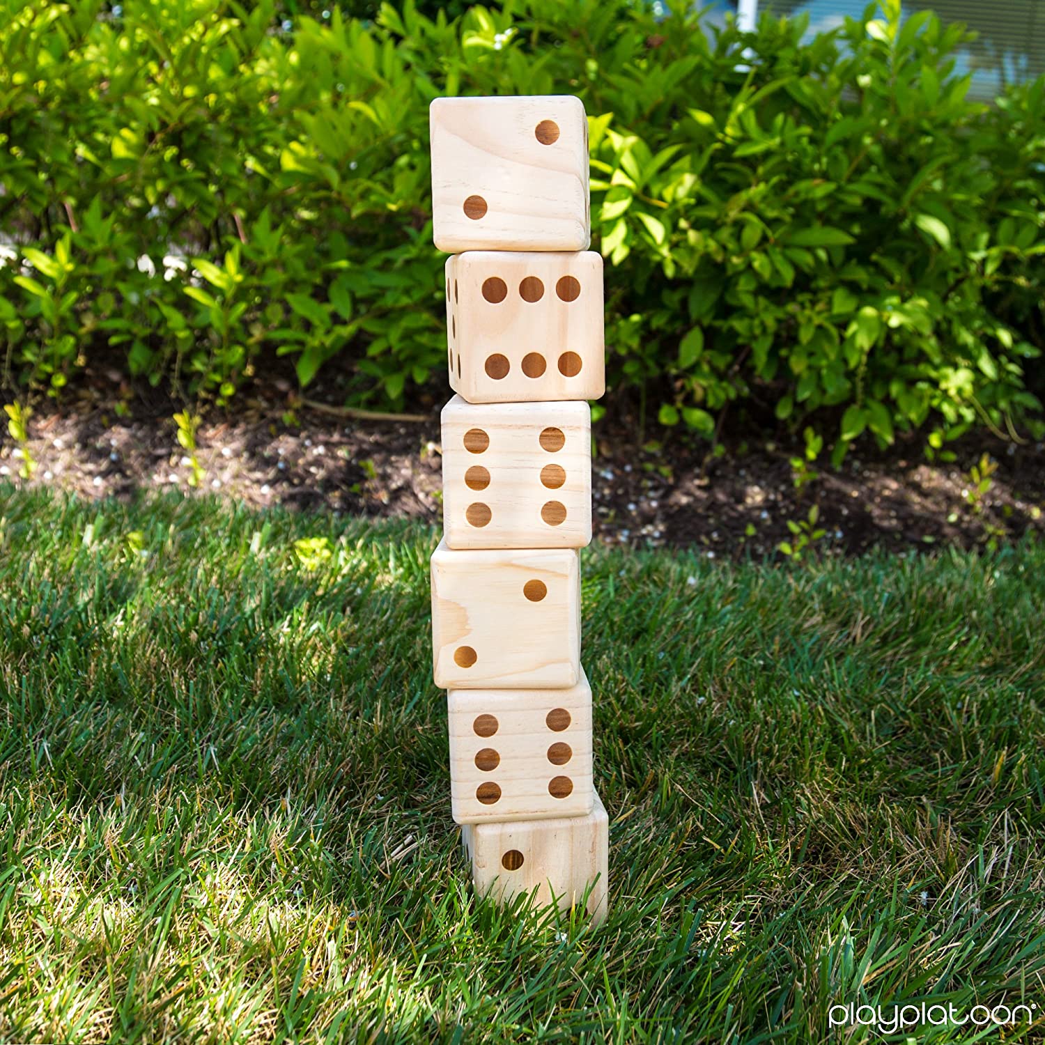 Lawn Dice - Giant Wooden Yard Dice Game for Playing Endless Outdoor Games