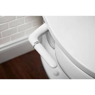 KOHLER Puretide Non- Electric Bidet Seat for Elongated Toilets in White K-5724-0