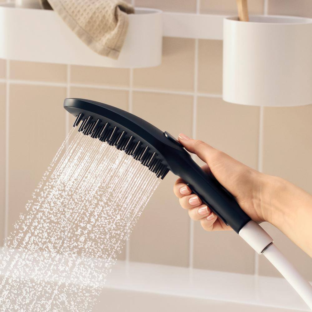 Hansgrohe Dog Shower 3-Spray Patterns 1.75 GPM 30 in. Wall Mount Handheld Showerhead Set in Black 04974670