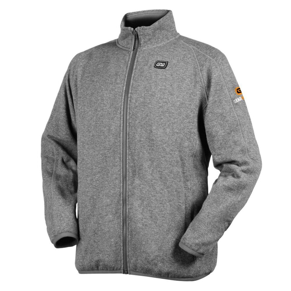 GEARWRENCH Mens Gray Heated Fleece Jacket Kit Large GMJF-02A-FG05 from GEARWRENCH