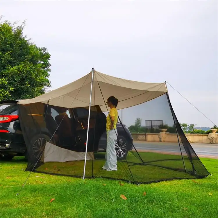 Hot Sell Suv Tailgate Tent Portable Outdoor Camping Trailer Tent For Suv Car Rear Tent