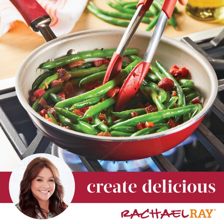 Rachael Ray Create Delicious Aluminum Nonstick Cookware Set, 13-Piece