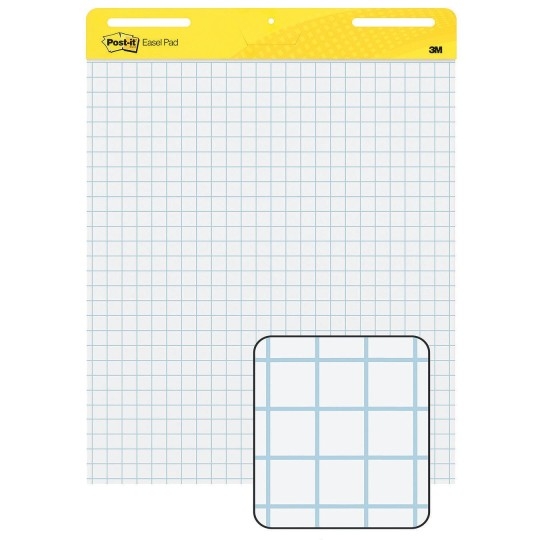 3M Post It Graph Paper Easel Pad  25 x 30