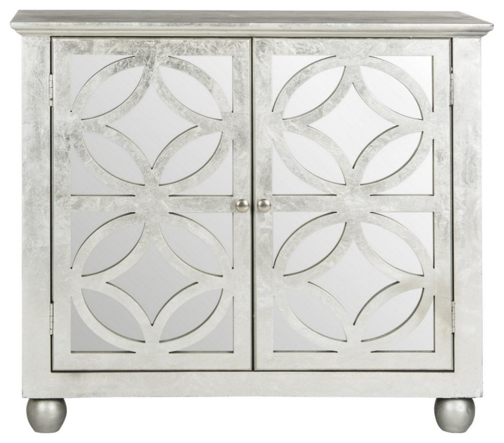 Vana Chest Silver Leaf   Modern   Coffee And Accent Tables   by Virgil Stanis Design  Houzz