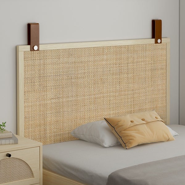 Natural Rattan Wall-mounted Headboard - - 37170107