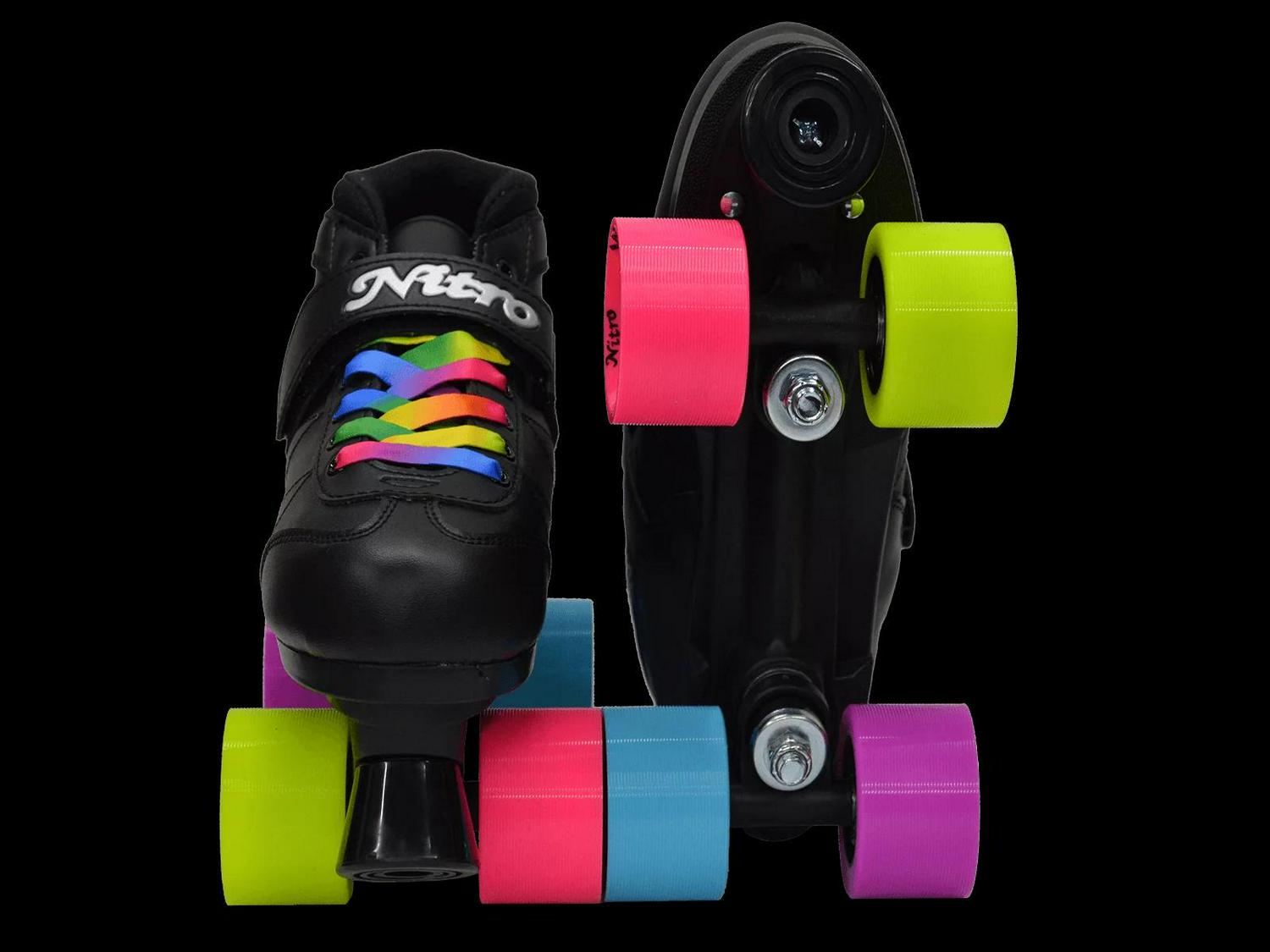 Epic Skates Rainbow Nitro Quad Speed Skates