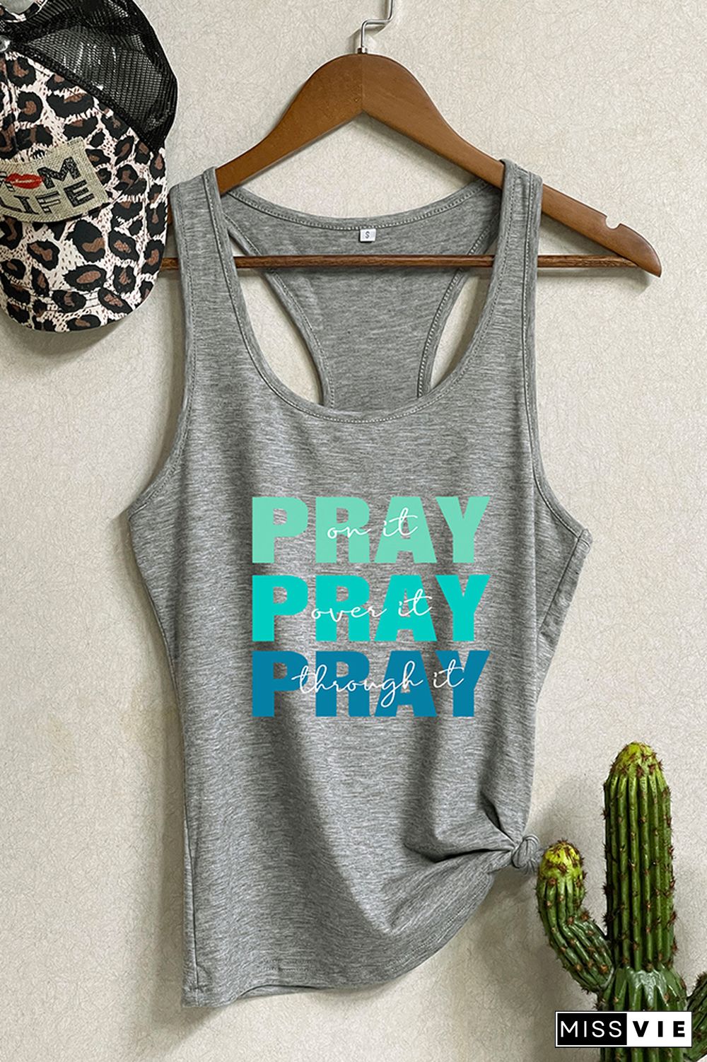 Pray Sleeveless Tank Top Wholesale