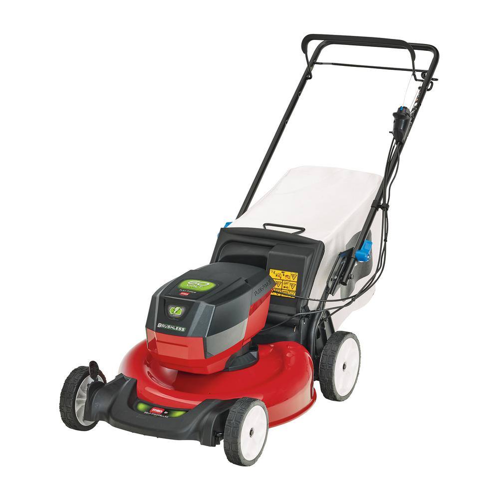 Toro Recycler SmartStow 21 in. 60-Volt Max Lithium-Ion Brushless Cordless Battery Walk Behind Mower RWD (Tool-Only) 21356T