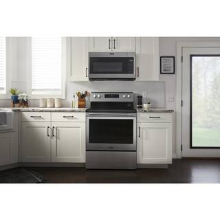 Maytag 30 in. 5.3 cu.ft. Single Oven Electric Range in Stainless Steel MER4600LS