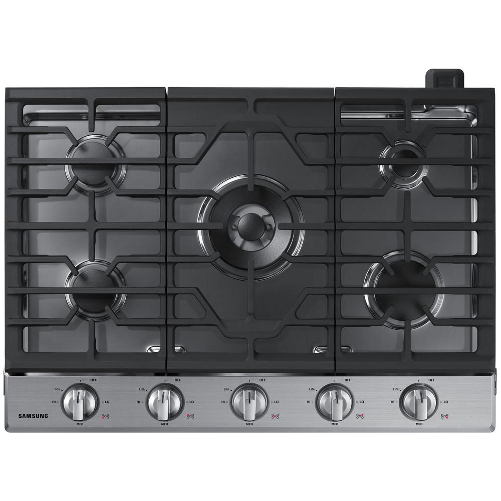 NA30N6555TSAA 30inch 5Burner Gas Cooktop In Stainless Steel