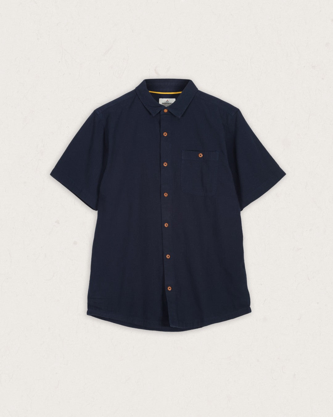 Chill Textured Short Sleeve Shirt - Deep Navy