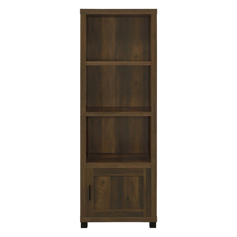 Trenton 3 Shelf Bookcase With Storage Cabinet