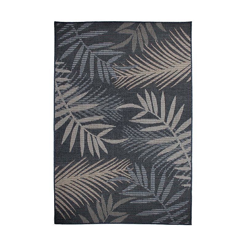 World Rug Gallery Bahama Palm Frond Indoor Outdoor Area Rug