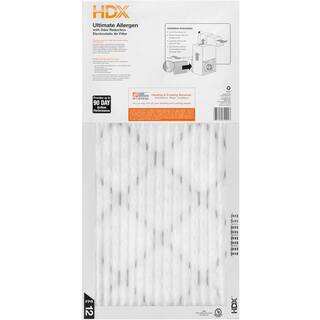 HDX 10 in. x 20 in. x 1 in. Elite Allergen Pleated Air Filter FPR 12 61201.011020