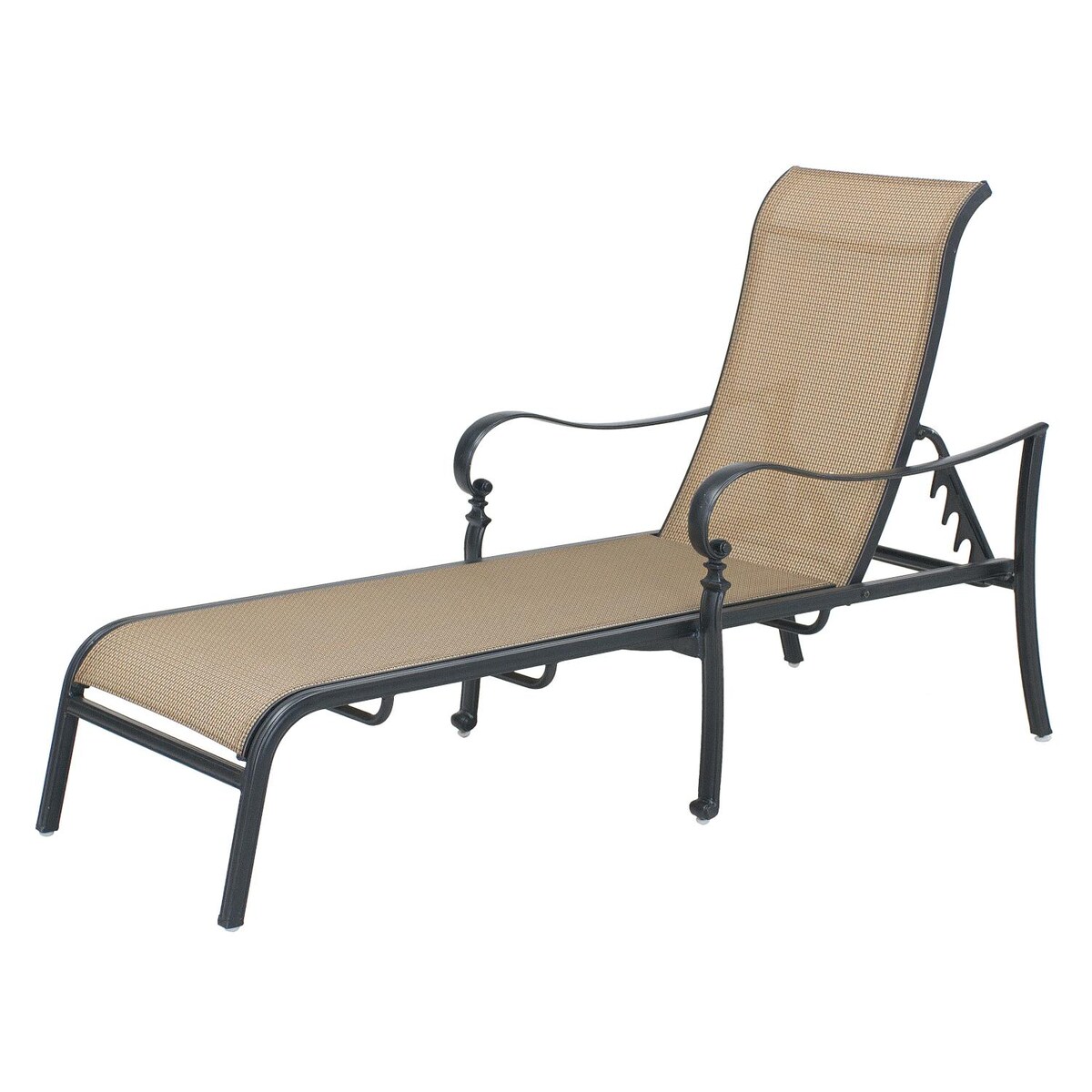 Mountain View 3 Piece Cast Aluminum Sling Patio Chaise Lounge Set By Darlee