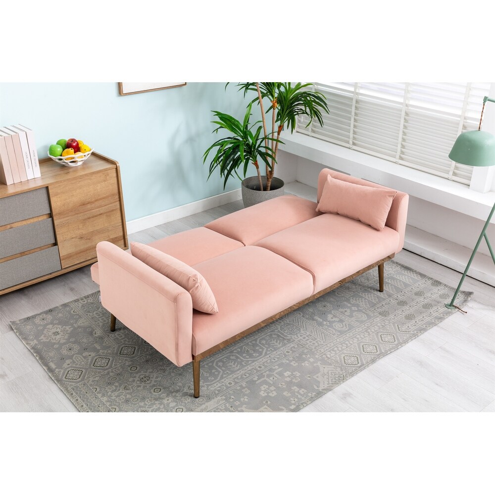 SOFA   Velvet Sofa   Accent sofa .Loveseat Sofa with Metal Feet