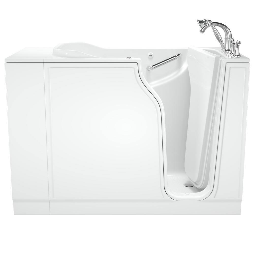 American Standard Gelcoat Value Series 52 in. Right Hand Walk-In Whirlpool Bathtub in White 3052.409.WRW-PC