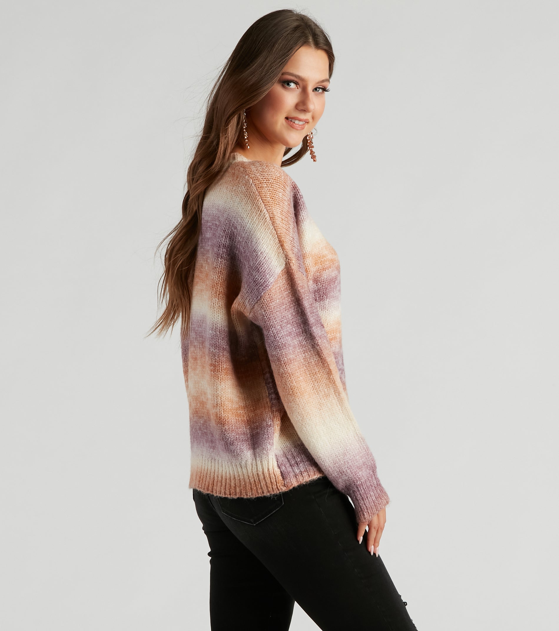 Caught In Color Ombre Knit Sweater