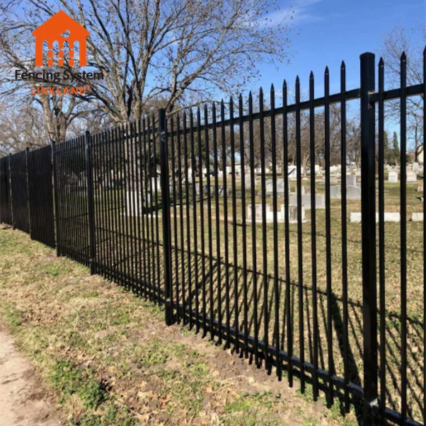 Factory Supply Metal Steel Used Cheap Wrought Iron Fence