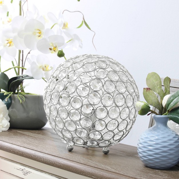 Crystal Ball Sequin Table Lamp Elegant Design