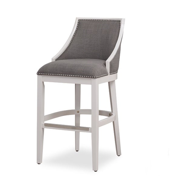 Lawrence White Counter Height Stool by Greyson Living