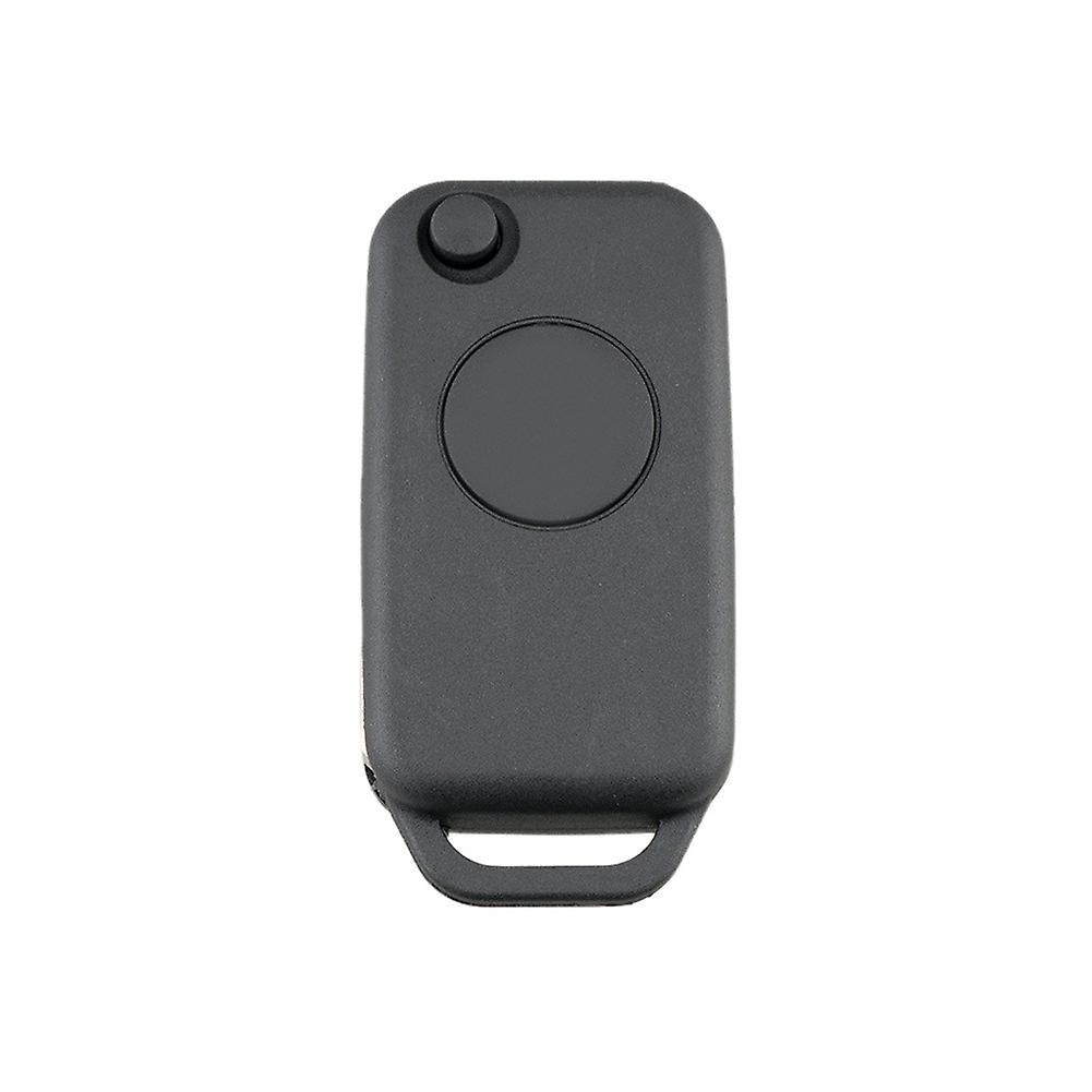 Replacement Flip 1 Button Car Remote Key Shell Case Fob For Mercedes-benz Car Key Shell Black