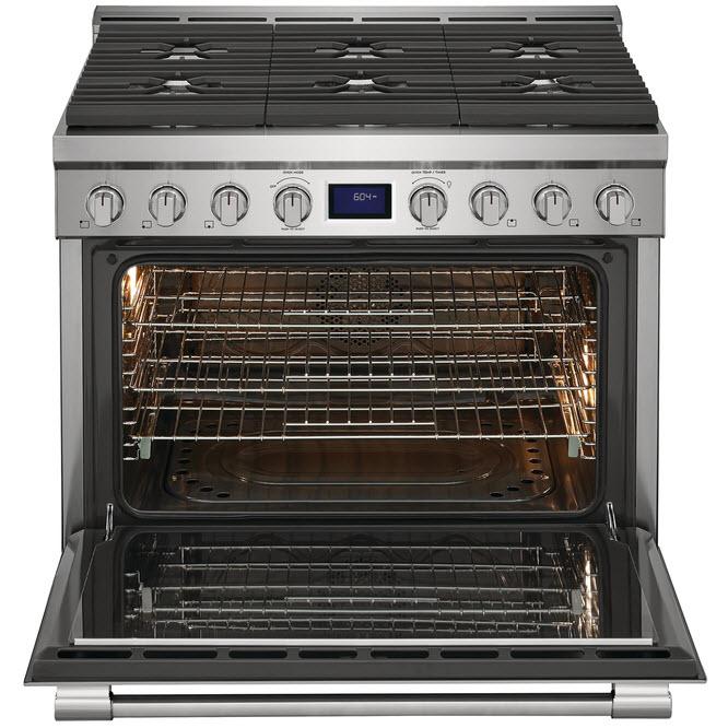 Frigidaire Professional 36-inch Freestanding Gas Range with True Convection Technology PCFG3670AF