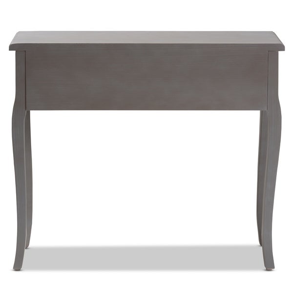 French Country 2-Drawer Console Table