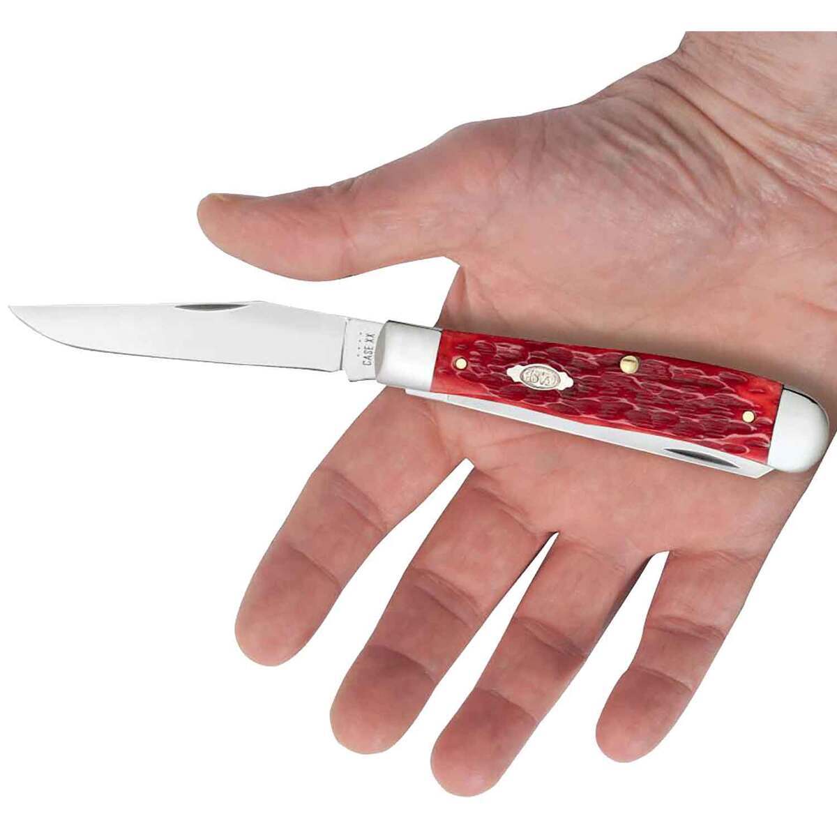 Case Peach Seed Jig Trapper 3.27 inch Folding Knife