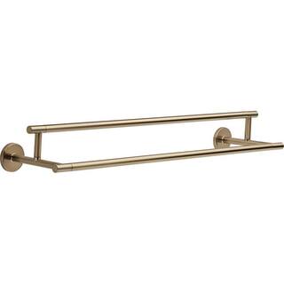 Delta Trinsic 24 in. Double Towel Bar in Champagne Bronze 75925-CZ