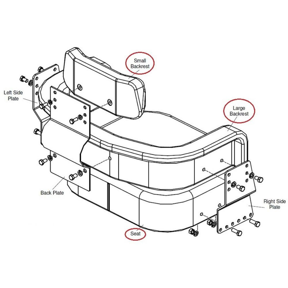 7152 Fits International Harvester Fits IH Fits FARMALL Vinyl Seat 504 656 706 806 1026 756 856 1206 1256 1456 +