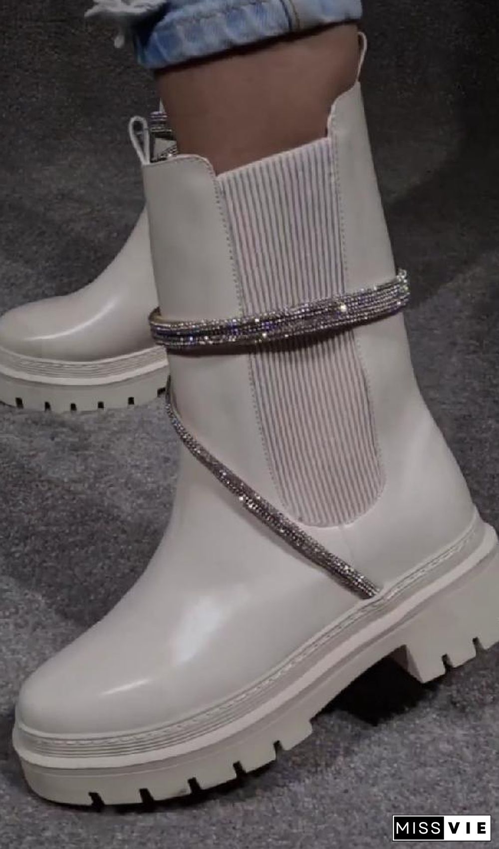 Diamond Chain Boots