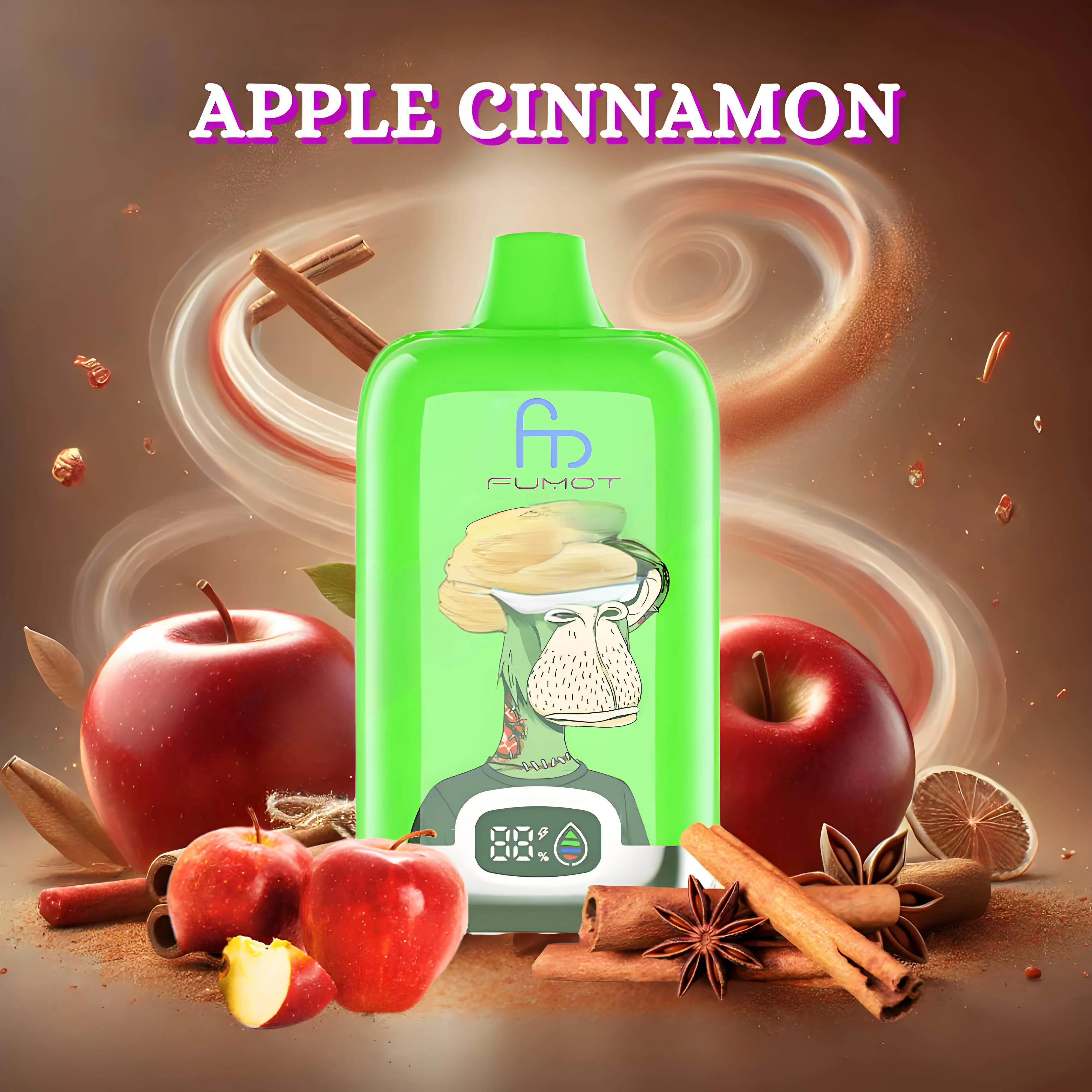 Fumot Tornado Digital Box 12000 Puffs - Apple Cinnamon