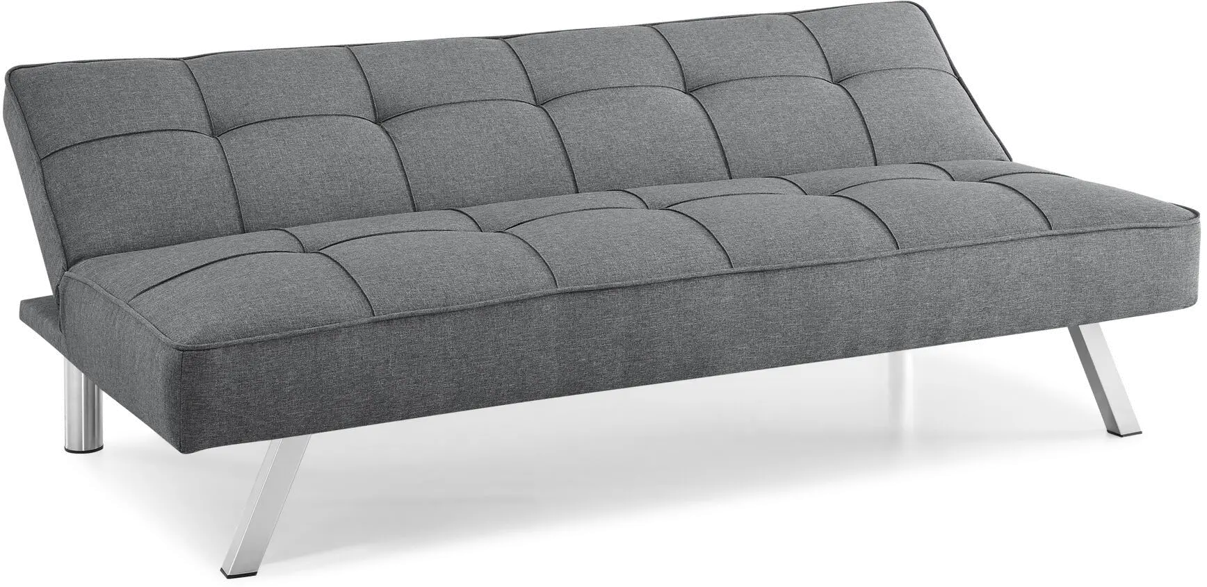 Carly Charcoal Gray Serta Convertible Sofa Bed