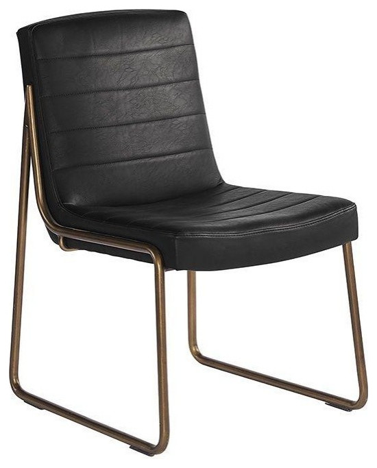 Crew Dining Chair Vintage Black (Set of 2)   Contemporary   Dining Chairs   by Virgil Stanis Design  Houzz