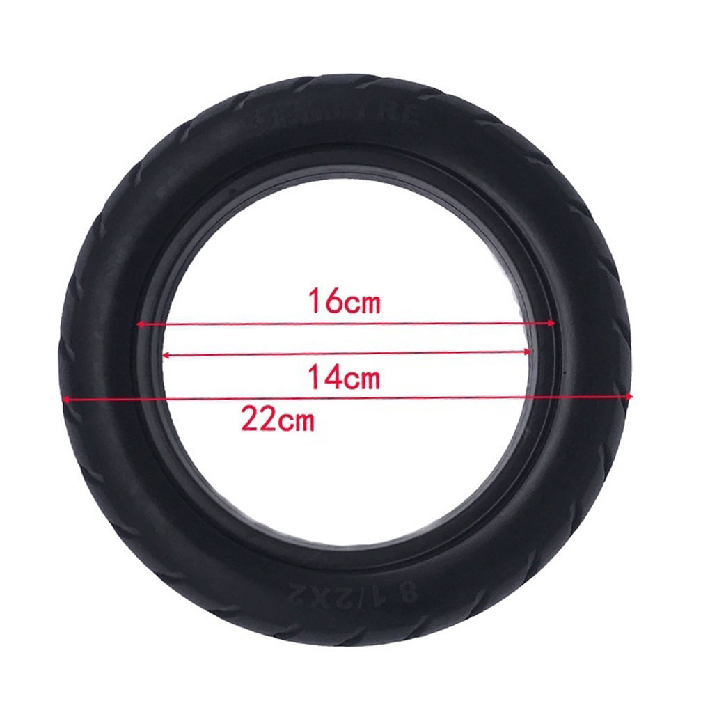 New Image M365 /Pro/Pro2 /1S Skateboard Tyre Wheels 8.5inch 8 1/2 X 2 Replacement Accessories Electric Scooter Solid Tire