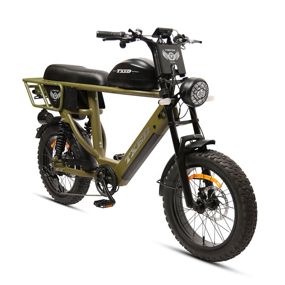 TXED electric bike 48V/500W or 750W double battery 48V 20\