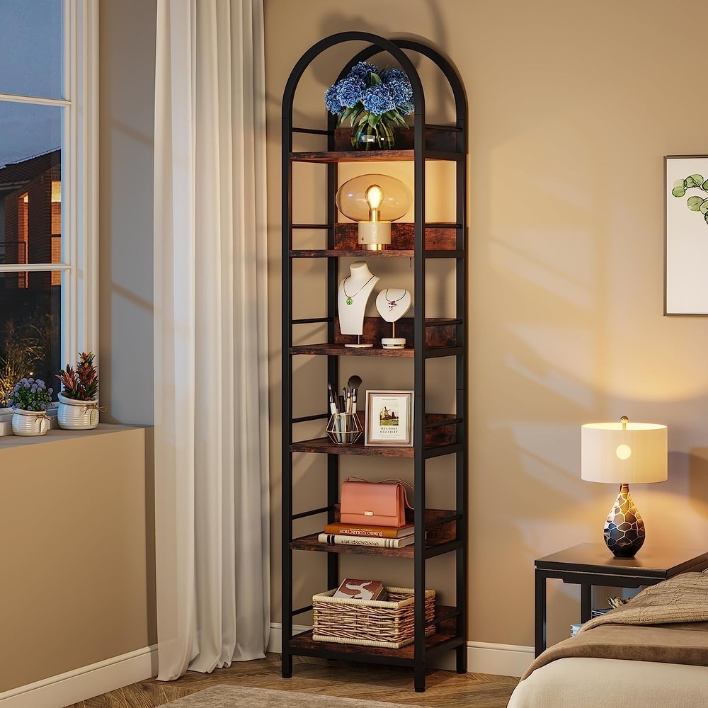 6 Tier Open Bookshelf  78.7\